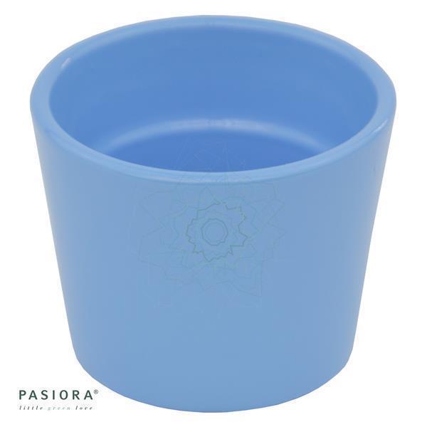 Übertopf, Meerblau für 6cm Sukkulenten