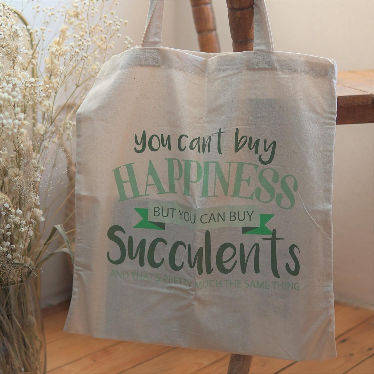 Pasiora Jutebeutel für Sukkulentenliebhaber*innen
