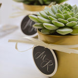 Übertopf GOLD für 6cm Sukkulenten